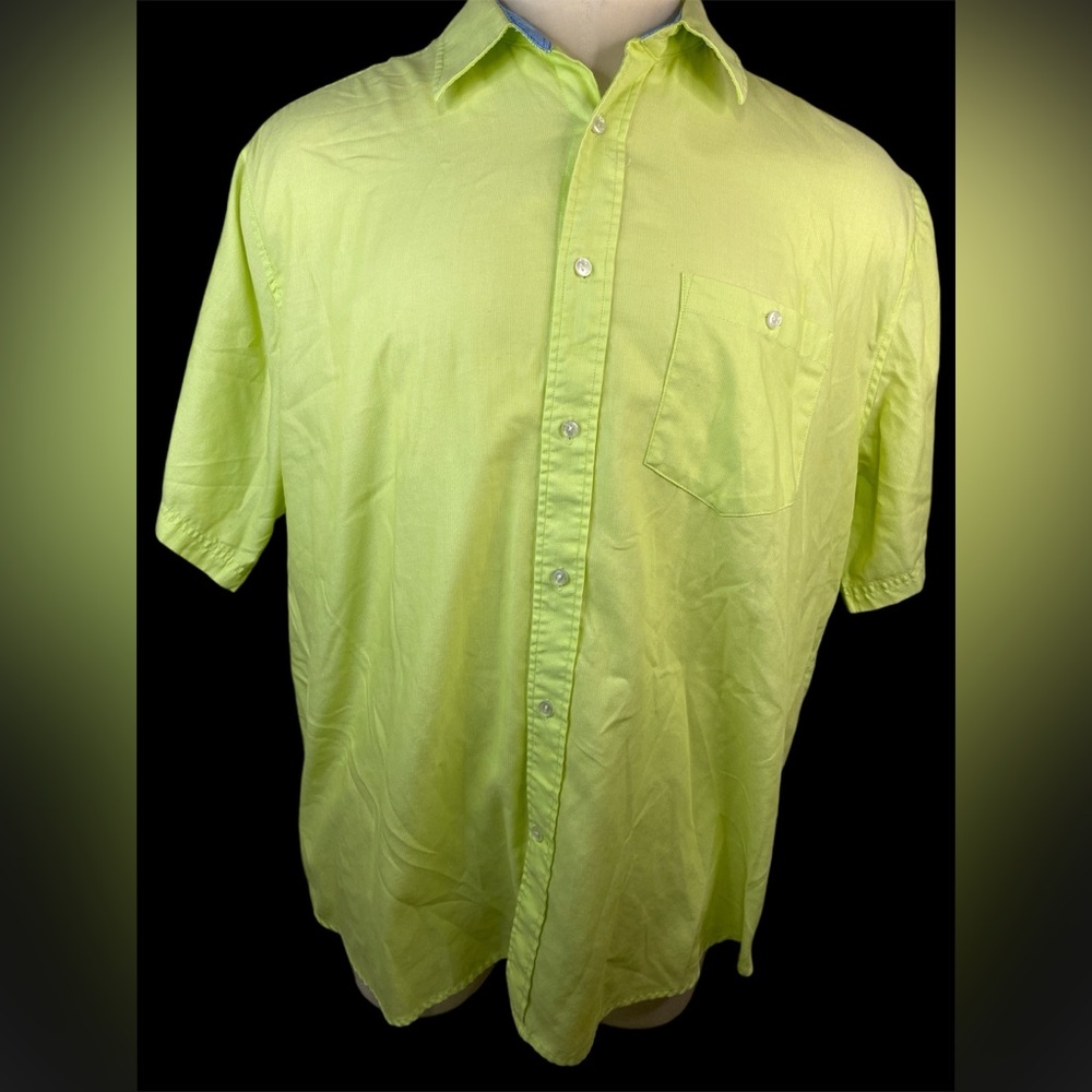 Ben Hogan Performance Golf Collection Short Sleeve Button Up Shirt Men’s 2XL